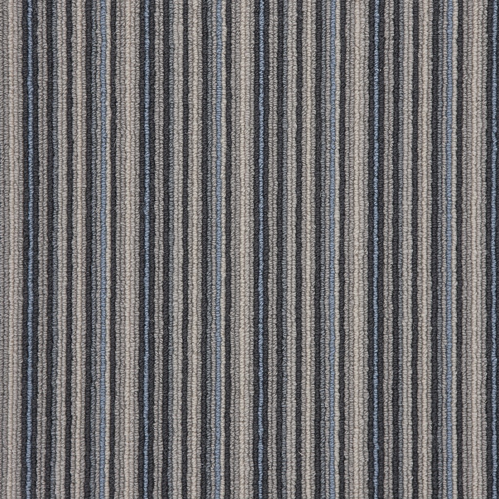 Mississippi Premium Black/Sapphire | 100% Pure Wool Carpet